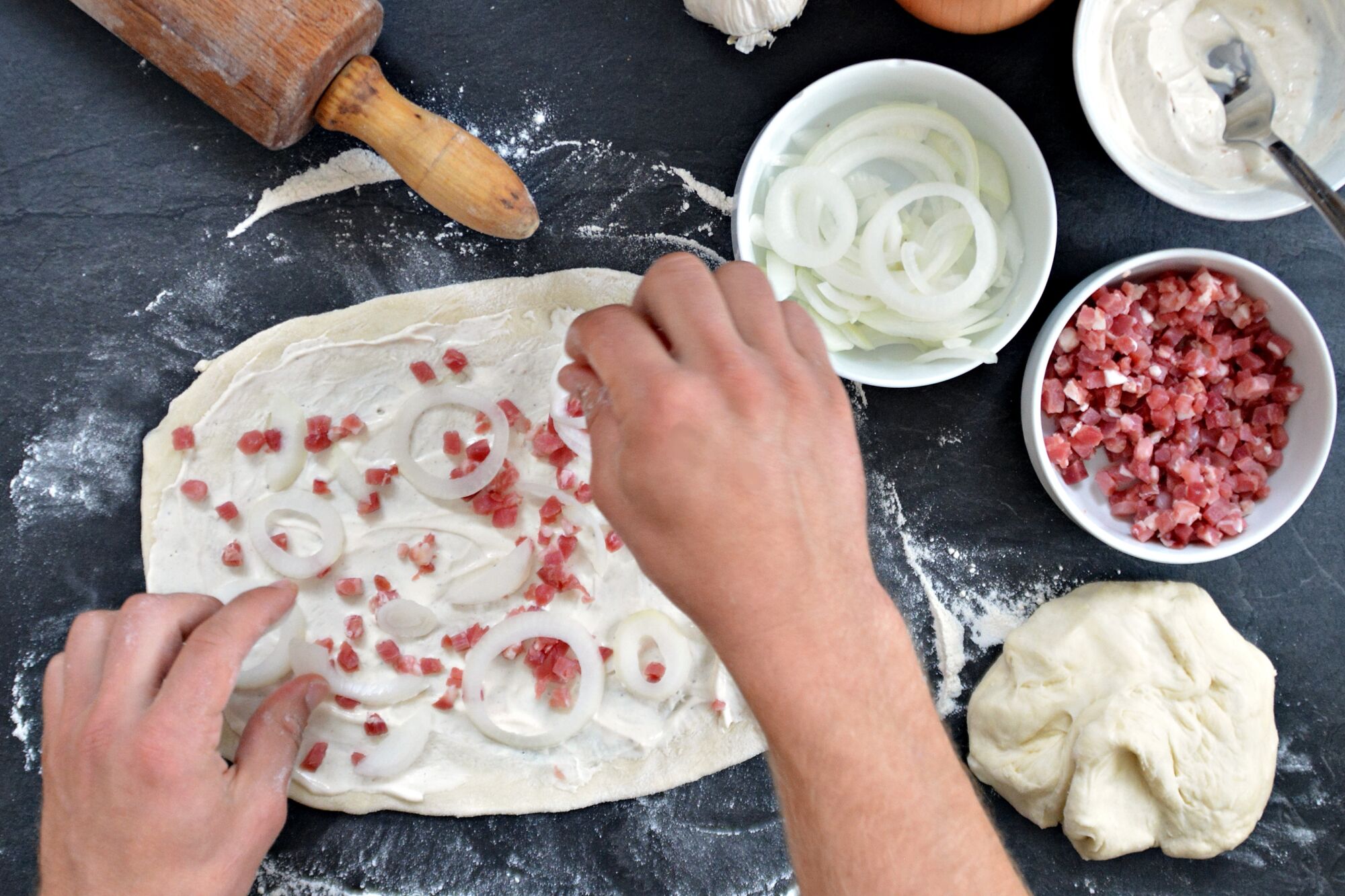 Qu’est-ce qu’une tarte flamb&eacute;e ? Haguenau 1